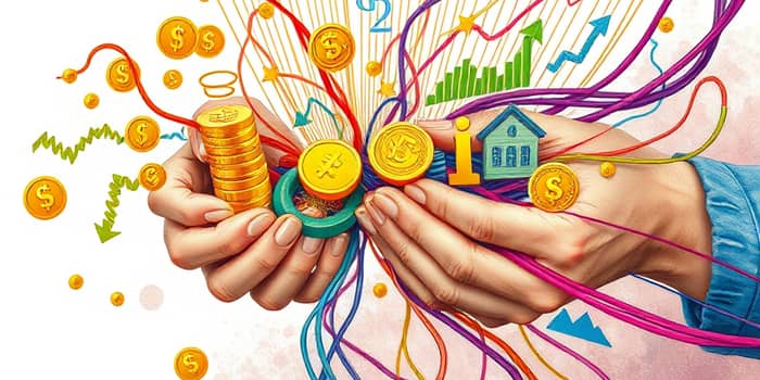 The Wealth Weaver's Hand: Interlacing Financial Ambitions